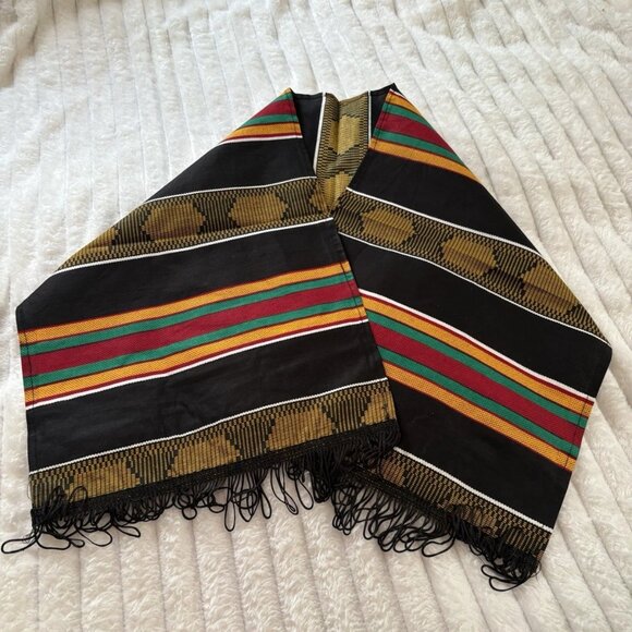 Kente African Scarf, Kwanzaa, Table Runner, West Africa - Picture 1 of 3